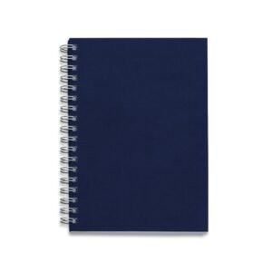CADERNO CAPA KRAFT - AZUL
