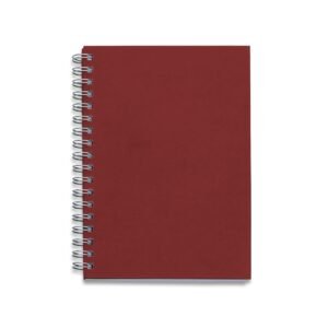 CADERNO CAPA KRAFT - VERMELHO