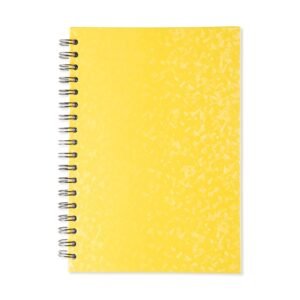 CADERNO HOLOGRÁFICO COM PAUTA - AMARELO