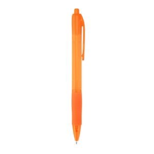 CANETA PLÁSTICA - LARANJA