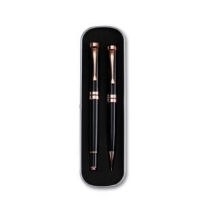 CONJUNTO CANETAS EXECUTIVAS 2 PEÇAS - PRETO
