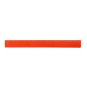 RÉGUA PLÁSTICA 30CM - LARANJA