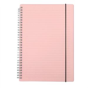 CADERNO B5 PLÁSTICO - ROSA