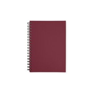 CADERNO CAPA EMBORRACHADA - VERMELHO