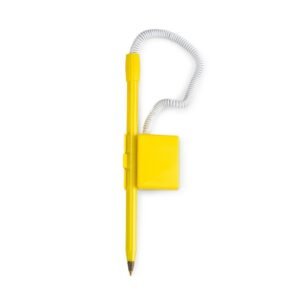 CANETA BALCÃO PLÁSTICA - AMARELO