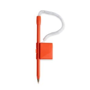 CANETA BALCÃO PLÁSTICA - LARANJA