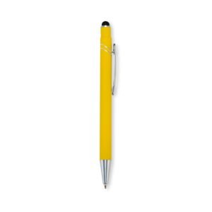 CANETA METAL TOUCH - AMARELO