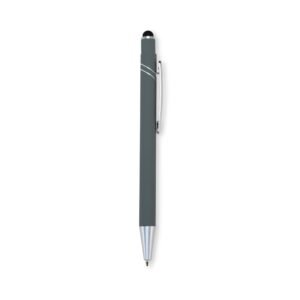CANETA METAL TOUCH - CINZA