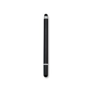 CANETA PLÁSTICA TOUCH 2 EM 1 - PRETO