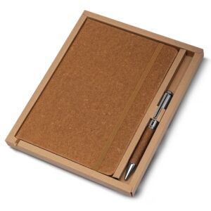 KIT CADERNO RECICLÁVEL - MARROM