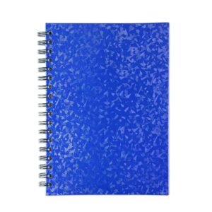 CADERNO HOLOGRÁFICO COM PAUTA - AZUL