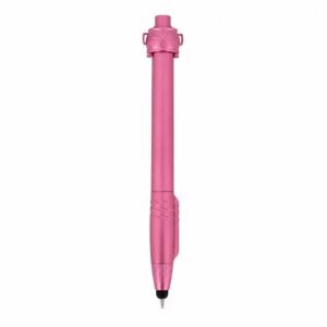 CANETA PLÁSTICA ANTIESTRESSE TOUCH - ROSA