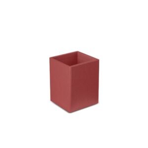 PORTA-CANETA COM AUTOADESIVOS - VERMELHO