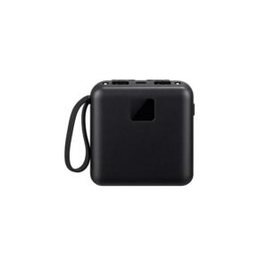POWER BANK 10.000MAH COM LANTERNA E MULTISSAÍDAS - PRETO